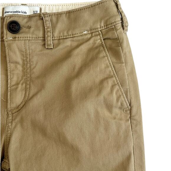 ABERCROMBIE KIDS Khaki Chino Pants Size 9/10 Long - Picture 2 of 5